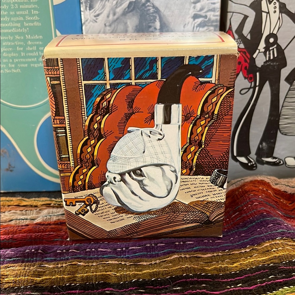 Sherlock Holmes Bulldog Pipe Art Box